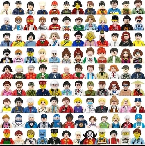 Lotto 40x minifigures bundle - 40x,