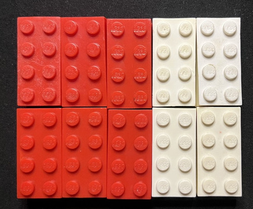 Lego old logo hollow bricks - logo,