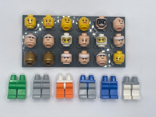 Lego teste gambe nuove lotto - e,