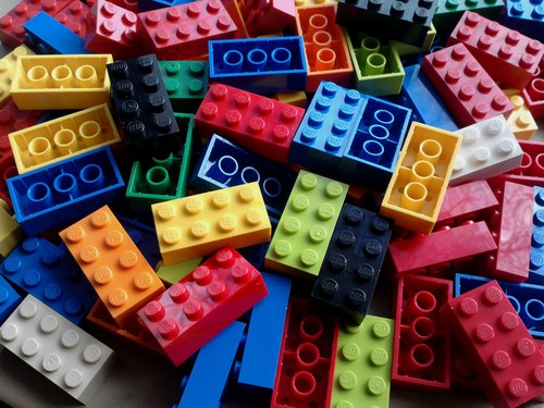 Lego mattoncini 2x4 - mattoncini, vari