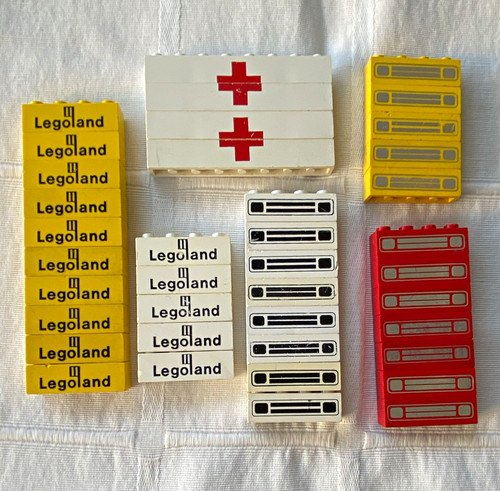 Lotto mattoncini stampati - , lego