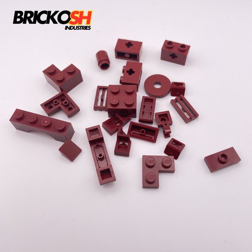 Lotto lego pezzi rosso scuro - lotto,
