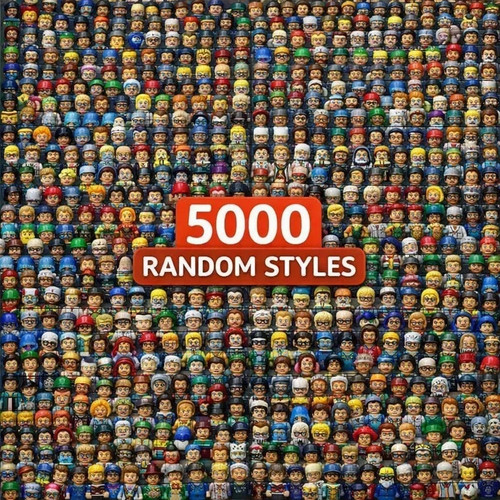 40x minifigures bundle - 40x,