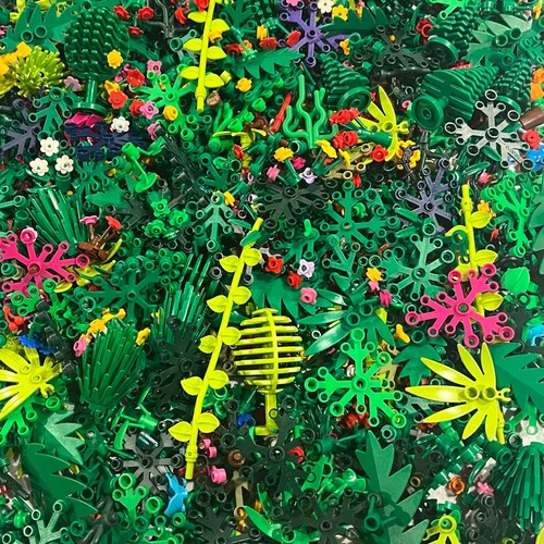 Lego pezzi alberi piante - 50,