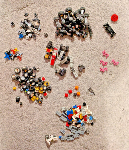 Lotto ricambi veicoli lego - lotto,
