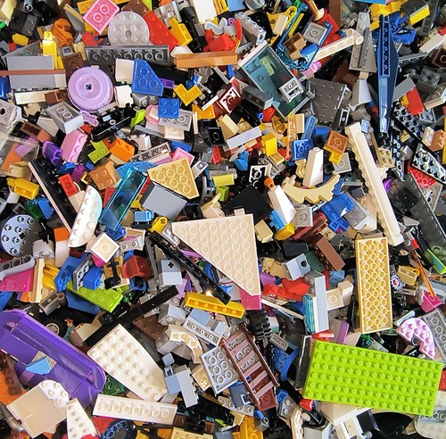 Lotto lego sfuso scatola - lotto, 4