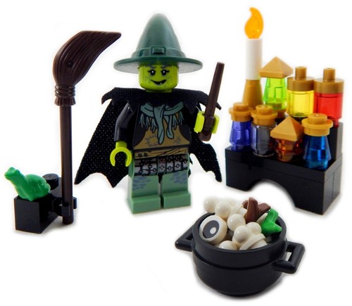 Nuovo lego witch con scopa - nuovo,