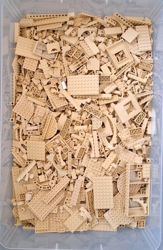 Lego tan 500g bulk bundle - bulk, vari