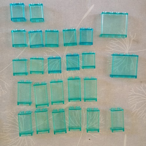 Lego lotto vetri blu - vetri,